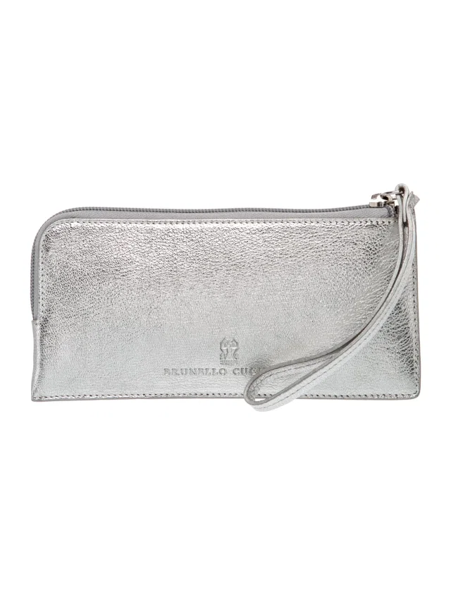 Brunello Cucinelli Other bag in silver|gray Leather from The RealReal