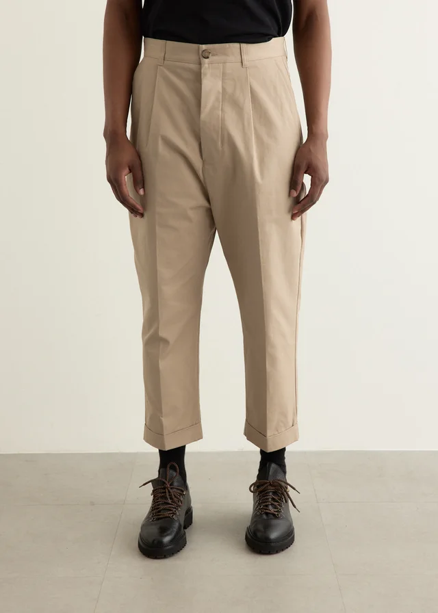 AMI PARIS Oversized Carrot Trousers in White from Incu, photo 1 of 1