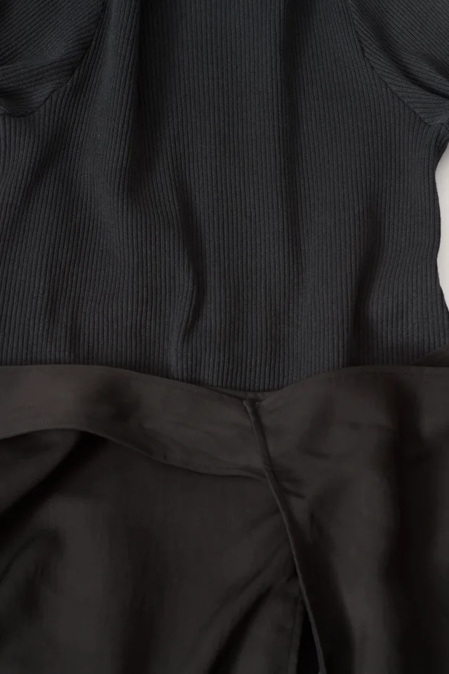 Our Legacy Twist-front blend dress, photo 2 of 6 from SENSER