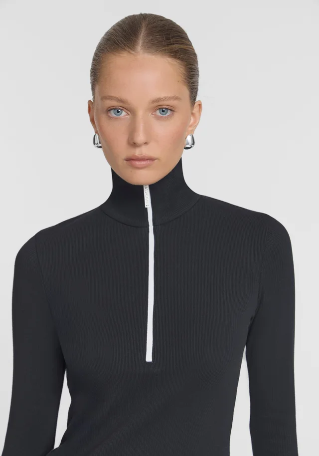 VIKTORIA & WOODS Summit Rib Turtleneck in Black from Viktoria & Woods, photo 1 of 1