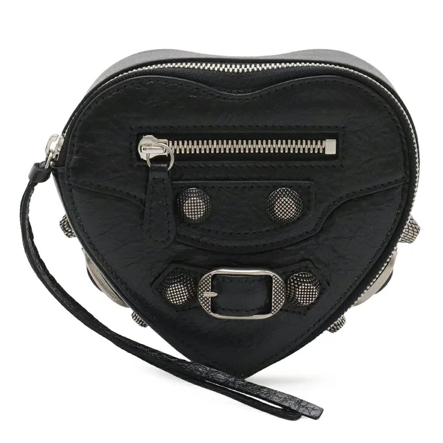 Balenciaga Le Cagole Leather Pouch in Leather from LuxUness