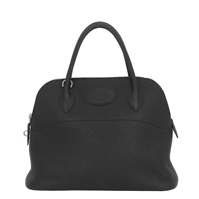 Hermès Bolide Black Fjord Leather Size 31 in Black Leather from GALLERY RARE