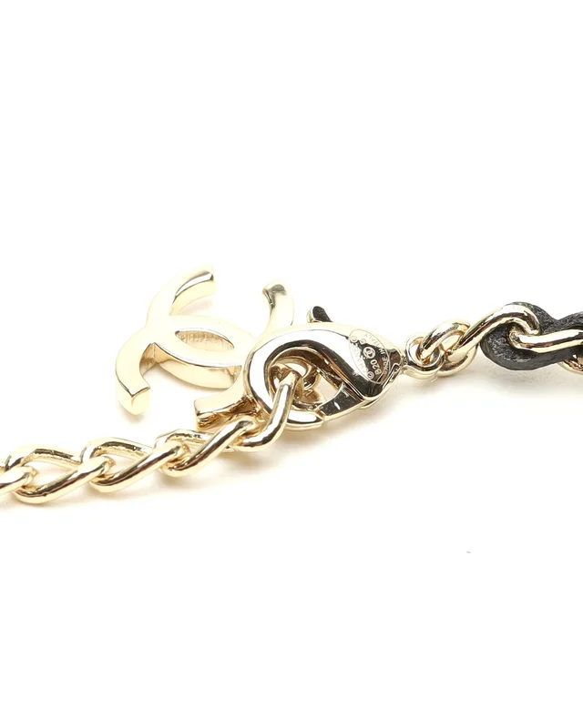Chanel Leather Chain Choker in Leather from A Retro Tale, photo 3 of 3