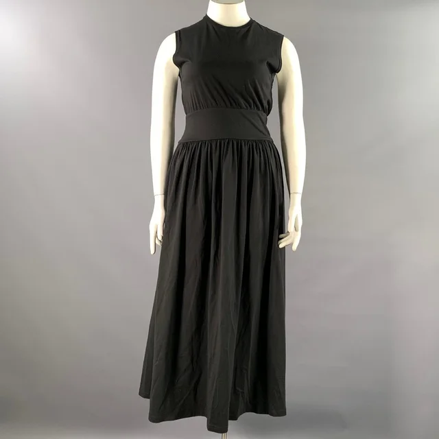 TOTEME Size L Black Cotton Sleeveless Long Dress in black from Poshmark