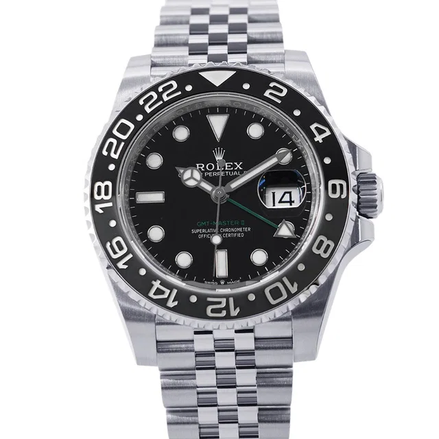 Rolex GMT Master II W40mm Stainless Steel Black Dial126710GRNR in Black from GALLERY RARE