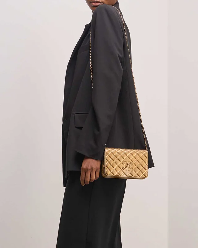 Chanel Wallet On Chain Calf Gold in Gold Calfskin from SACLÀB, photo 2 of 2
