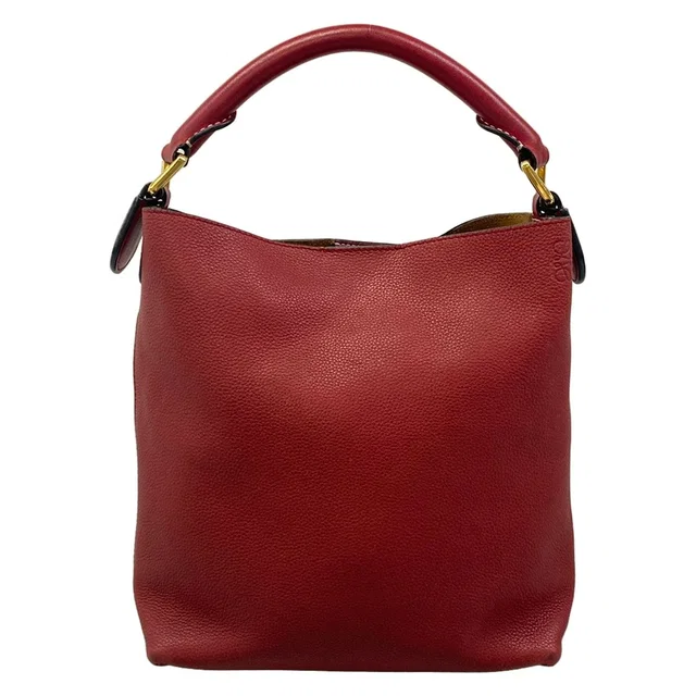 Loewe Handbag T Bucket Small Bag Red in Red from The Reluxe