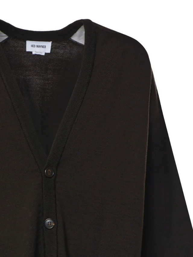 HED MAYNER Relaxed V-Neck Cardigan, photo 3 of 3 from SENSER