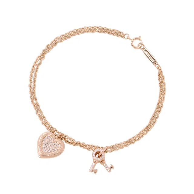 Return to TIFFANY&Co. Love Heart Tag Key 18K Pink Gold in Pink from GALLERY RARE