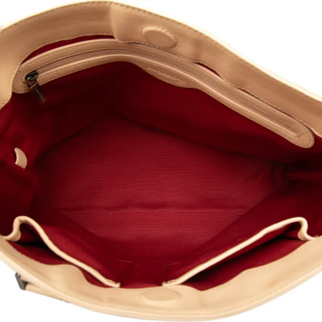 Beige Burberry House Check Canvas Handbag in Beige Canvas from Designer Revival, photo 4 of 6