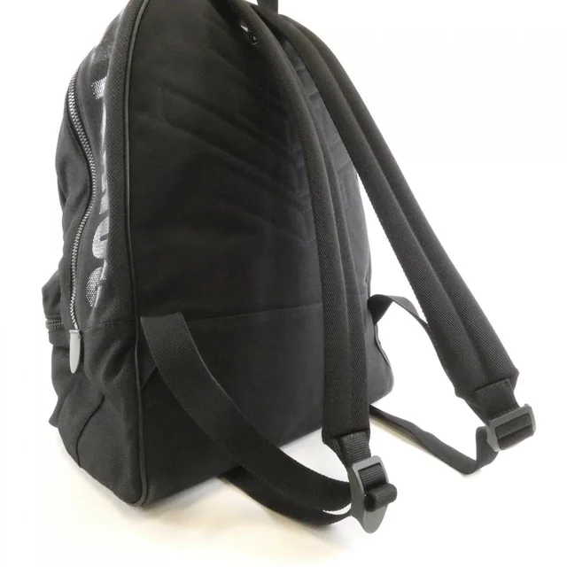 Jimmy Choo Reed Backpack in BLACK / AGED METAL metal fittings canvas from KOMEHYO, photo 7 of 10