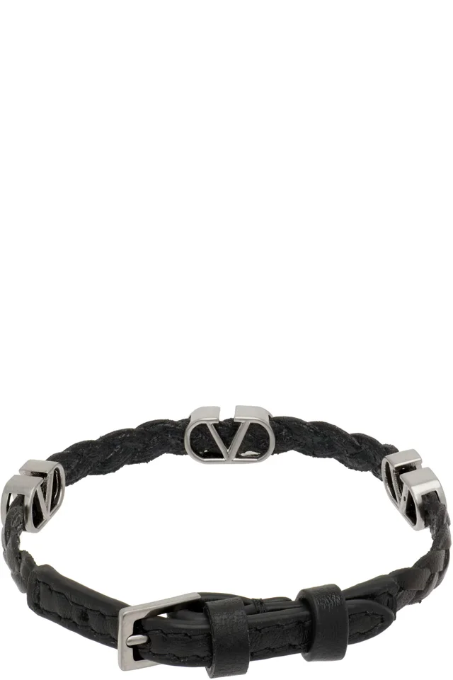Valentino Garavani VLogo Signature Bracelet, photo 2 of 3 from SSENSE