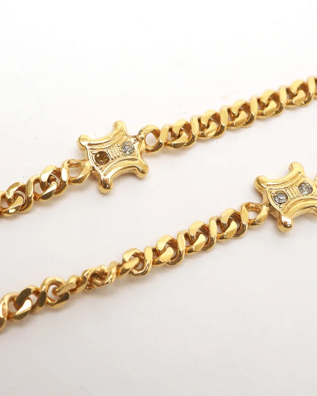 Celine Macadam Rhinestone Necklace from A Retro Tale, photo 3 of 4