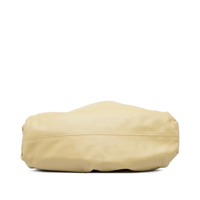 Bottega Veneta Lambskin The Pouch Clutch Bag in Beige Lambskin from Designer Revival, photo 3 of 6