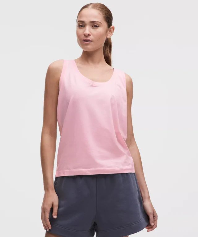 lululemon The Classic Jersey Tank Top in Pink from lululemon, photo 1 of 1