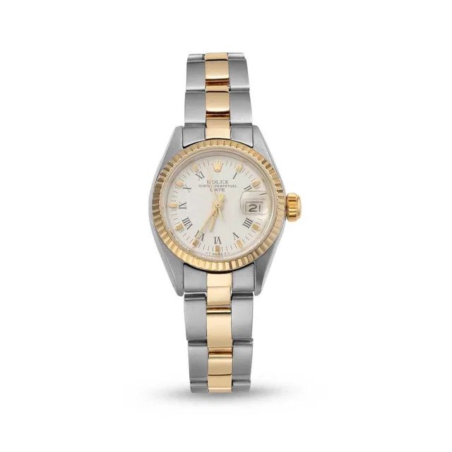 Rolex Datejust Automatic Chronometer White Dial Ladies Watch 69173 WRO in yellow|white|silver|gold|gray from Jomashop.com