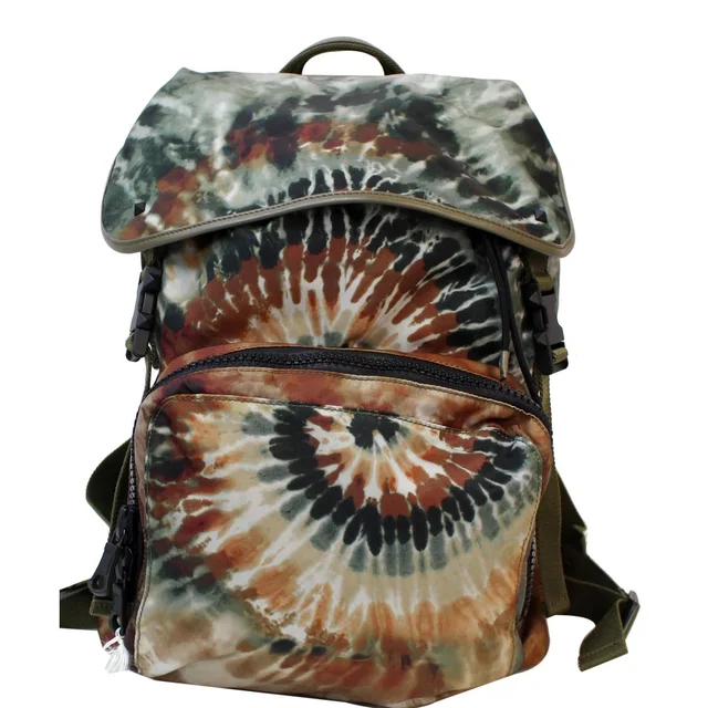 Valentino Garavani Tie-dye Flap Top Nylon Backpack Multicolor in Multicolor Nylon from Dallas Designer Handbags