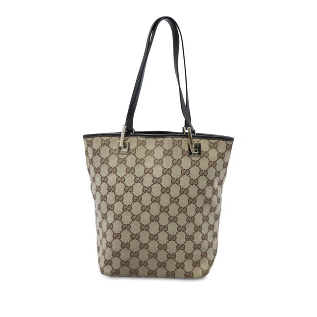 Beige Gucci GG Canvas Tote in Beige Canvas from Designer Revival, photo 1 of 1