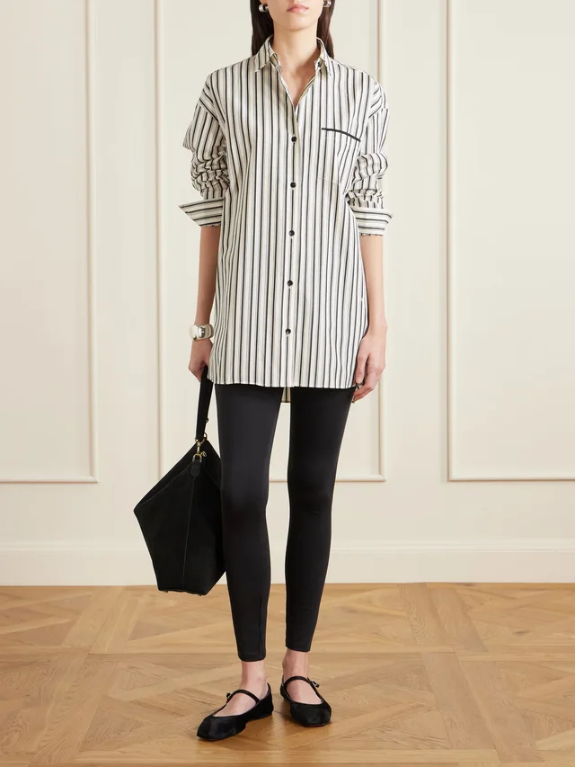 MARIA MCMANUS Striped organic cotton-sateen shirt, photo 2 of 2 from NET-A-PORTER (Canada)