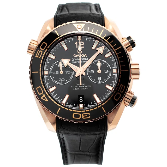 Unused Omega Seamaster Planet Ocean 43mm 215.63.46.51.01.001 in Rose Gold from Gray And Sons