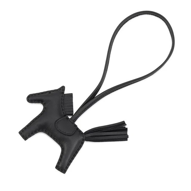 Hermès Rodeo Black Lambskin Size PM in Black Lambskin from GALLERY RARE