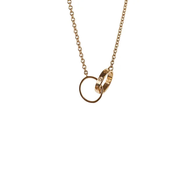 Cartier Baby Love Pink Gold necklace in Pink from The Purse Affair