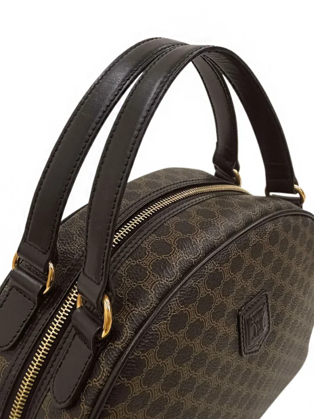 Celine Macadam pattern handbag black/brown from VINTAGE QOO TOKYO, photo 10 of 10