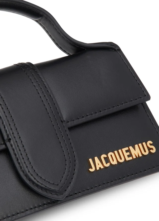 JACQUEMUS The Bambino bag in Black 100% cotton, 100% cow leather, photo 6 of 9 from 24S (Canada)