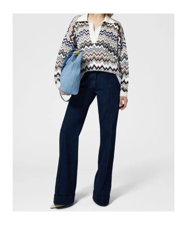 Missoni Oversized Zig Zag Polo Shirt, photo 3 of 6 from SENSER