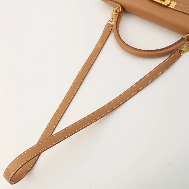 Hermès 2000年製 ケリー32 ナチュラル from VINTAGE QOO TOKYO, photo 15 of 16