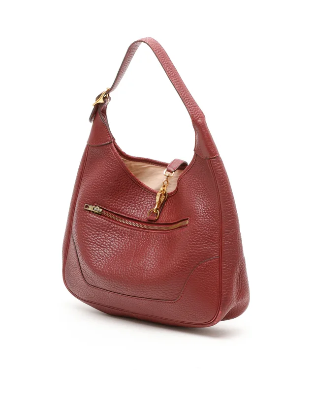 Hermès Clemence Trim 31 Hobo Bag in Clemence leather from A Retro Tale, photo 2 of 12