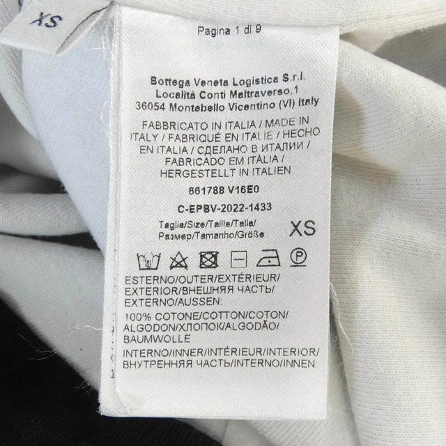 Bottega Veneta Cotton T Shirt from LuxUness, photo 2 of 2