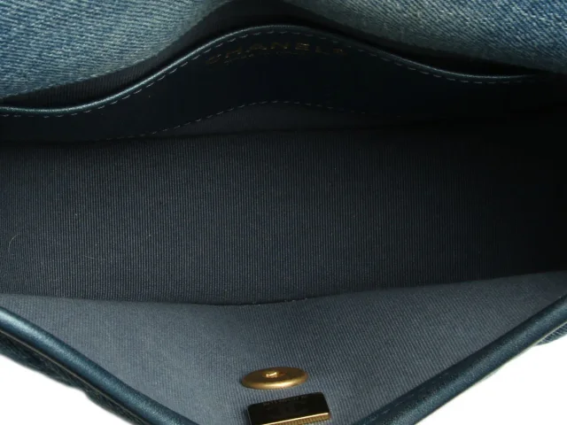 Chanel Small Denim Messenger Bag in Denim from Ann's Fabulous Finds, photo 9 of 10