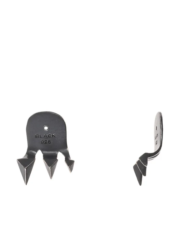 Maria Black Shark Reverse Earring, Oxidized Silver from Cultstatus, photo 1 of 1