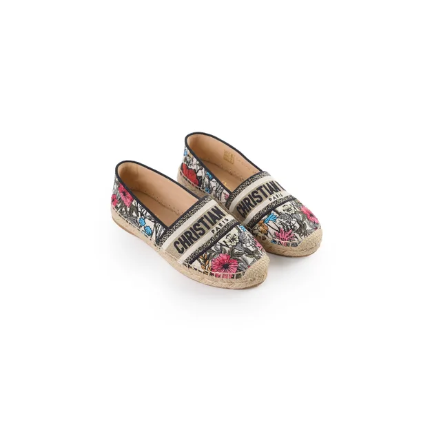 Dior Espadrilles Jardin d'Hiver Granville size 36.5 in Canvas from The Purse Affair