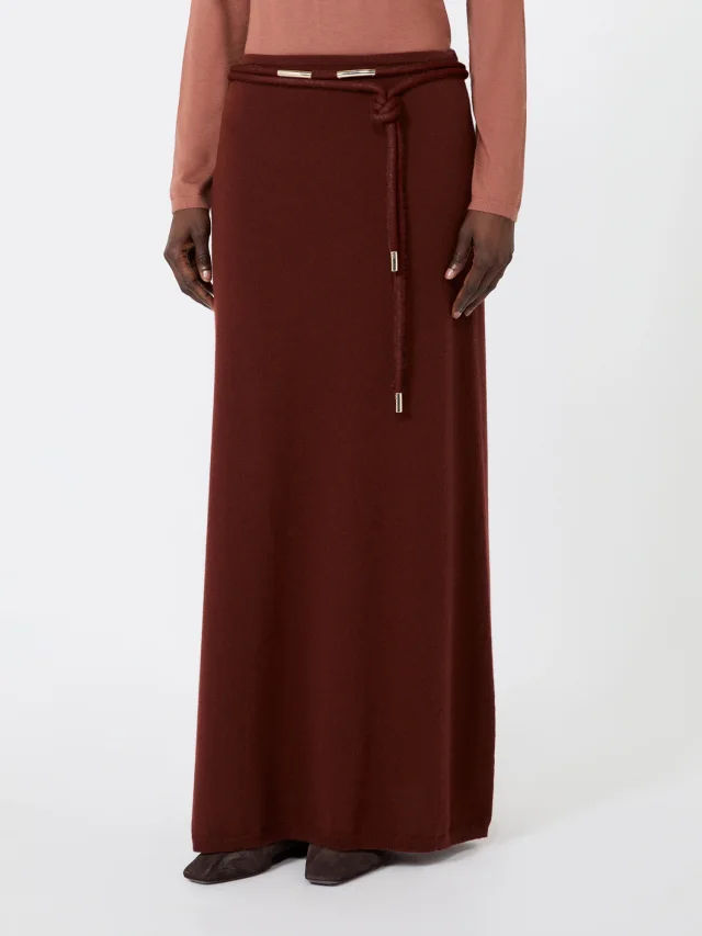 Max Mara Long cashmere yarn skirt, photo 2 of 5 from SENSER