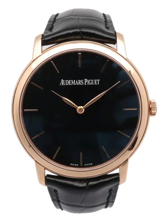 Jules Audemars Extra Thin Watch in multicolor Crocodile from The RealReal