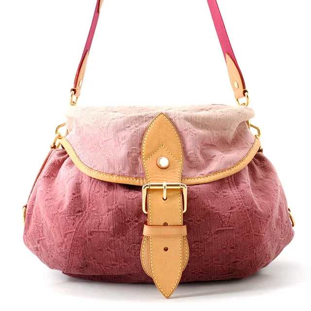 Louis Vuitton Sunshine NM Rouge FauvisteM93183 Monogram Denim in Red Denim from GALLERY RARE