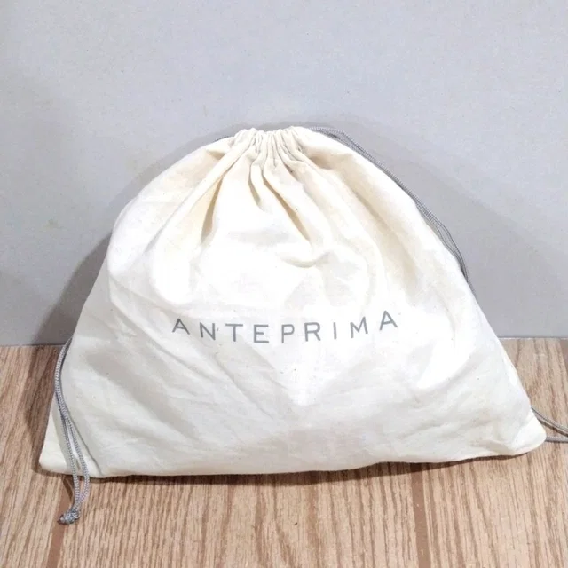 Anteprima Designer Storage Dust Bag Cream Fabric Drawstring Closure 11.5 X 9.5 in black from Poshmark