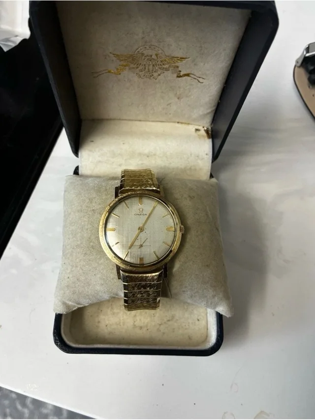 1962 14k Gold Filled Omega Windup 34mm Watch 17 Jewels 19844002 Running 510 Cal in gold from Poshmark