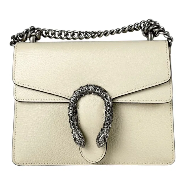 Gucci Mini Off White Dionysus Bag in White from Luxury Promise