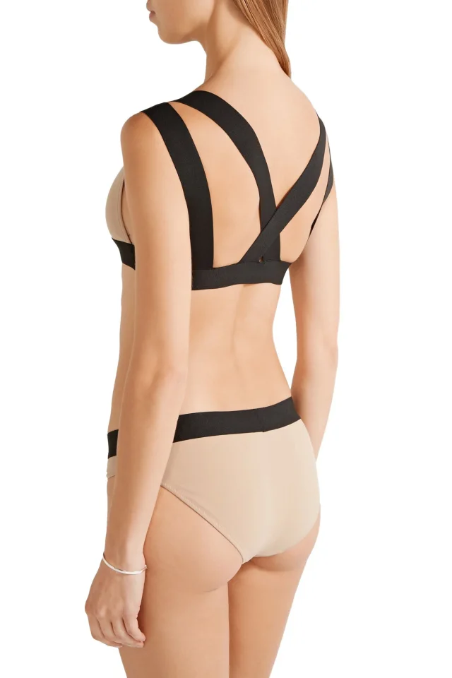 Rochelle Sara The Bridges Bikini Briefs in Beige, photo 4 of 5 from THE OUTNET