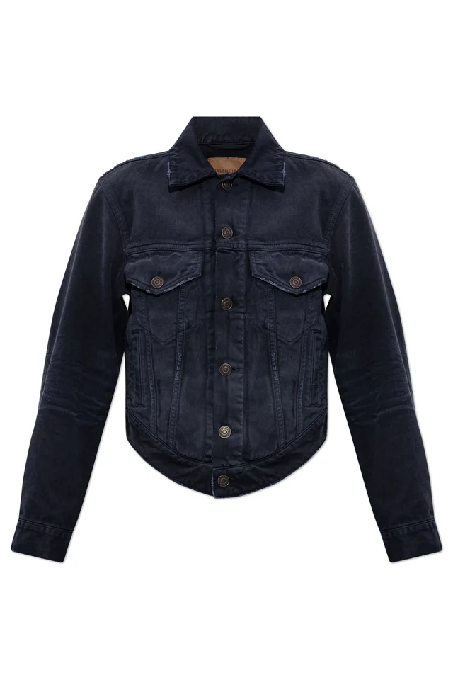 Balenciaga Denim jacket with pockets in Blue from ShopSimon, photo 1 of 1
