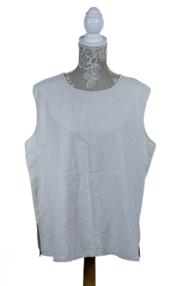 Versace Vest Top Cream Size: 20 in Cream from Oxfam Online Shop