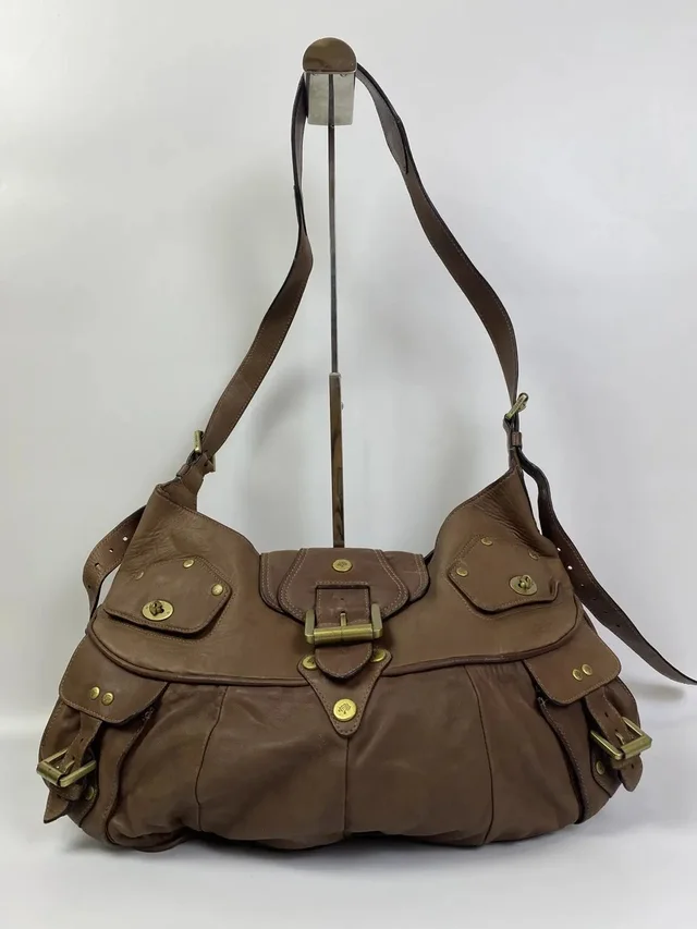 Mulberry Joni Shoulder Bags in Brown in brown|red from Grailed