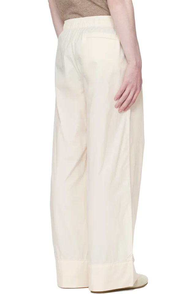 Entire Studios Off-White Pajama Lounge Pants, photo 3 of 3 from SSENSE