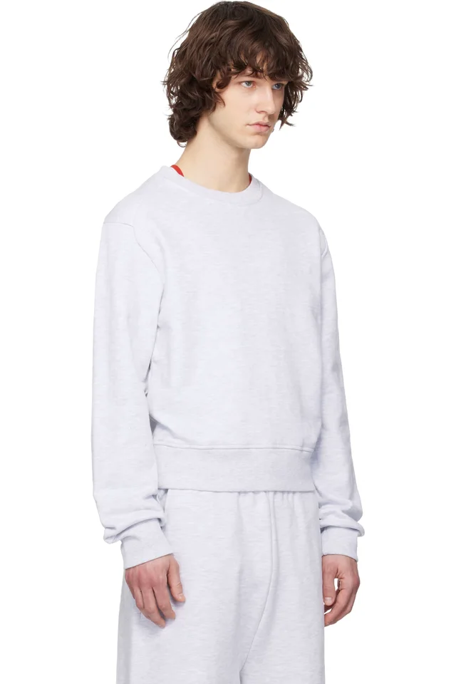 Entire Studios Gray Pod Crew Sweatshirt, photo 2 of 4 from SSENSE