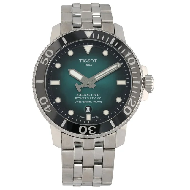 Tissot Seastar T120407A 43mm Stainless Steel Watch from H&T