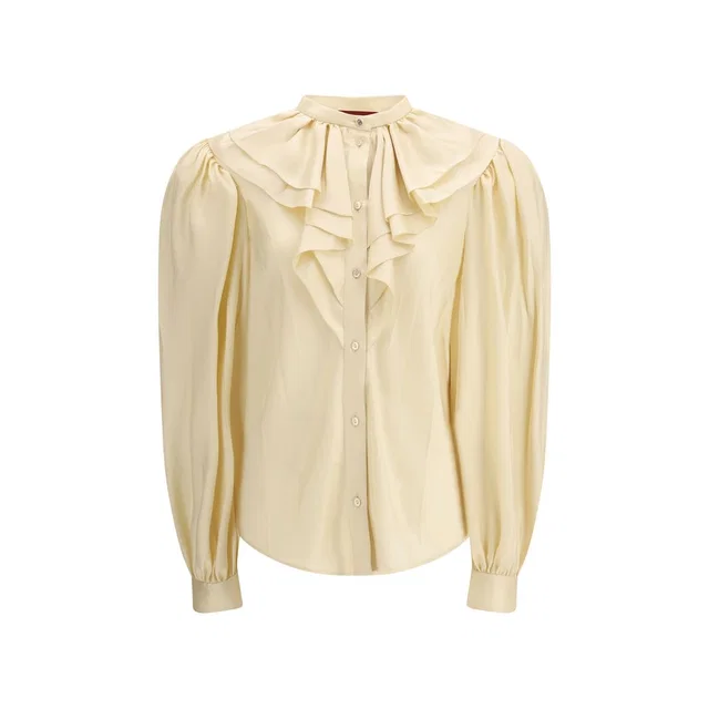 Gucci Beige Silk Shirt in Beige Silk from HEWI