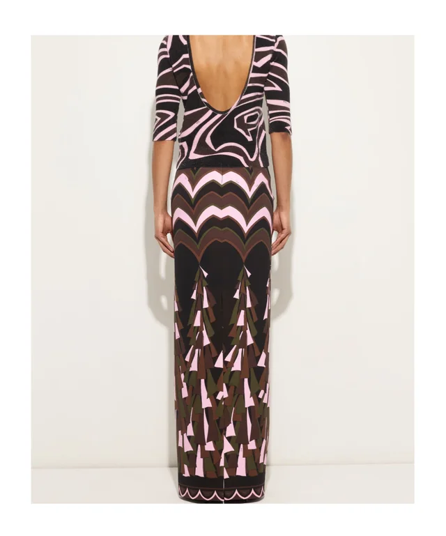 Emilio Pucci Baiadera Print Tecno Couture Skirt, photo 4 of 5 from SENSER